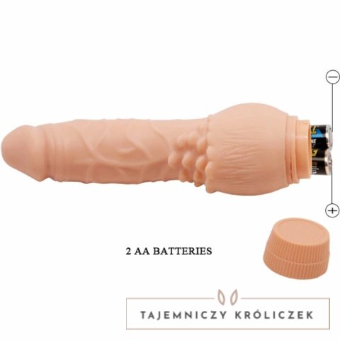 Baile Barbara Model Wibrator z Wibracjami 19,5 cm Mięso BAILE