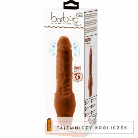 Baile Barbara model anatomiczny wibrator 19,5 cm mulatka BAILE