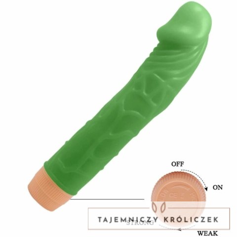 Baile Bill Zielony Model BW-001023R Wibrator 22,5cm z Wibracjami TPR BAILE