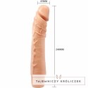 Baile DYBBUK Model Wibrujący 24 cm Flesh - System Anatomiczny TPR BAILE