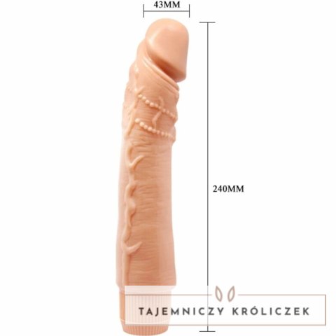 Baile DYBBUK Model Wibrujący 24 cm Flesh - System Anatomiczny TPR BAILE