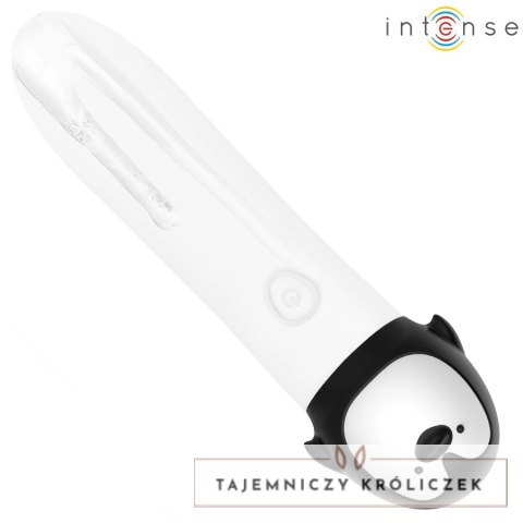 INTENSE RICO - Kompaktowy Wibrujący Model Pingwin USB, 8 Trybow, Biały INTENSE
