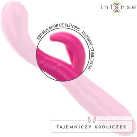 Intense Amara - Rożowy model z językiem stymulującym i 10 trybami pracy INTENSE