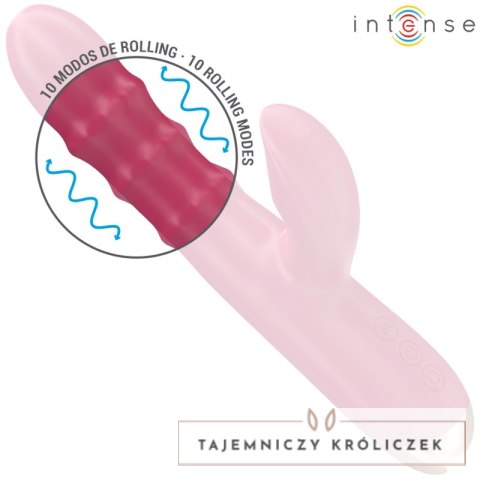 Intense Chloe wielofunkcyjny wibrator 3w1 czerwony silikon IPX7 INTENSE