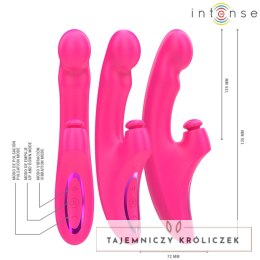 Intense EMI zaawansowany model 3w1, 10 trybow, silikon, rożowy 13,5 cm INTENSE