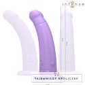 Intense Eddie model wibrujący 17,5 cm fioletowy z pilotem USB INTENSE