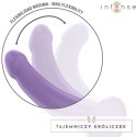 Intense Eddie model wibrujący 17,5 cm fioletowy z pilotem USB INTENSE