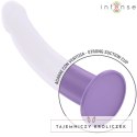 Intense Eddie model wibrujący 17,5 cm fioletowy z pilotem USB INTENSE