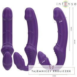 Intense Jill podwojny wibrator 20 cm fioletowy pilot bezprzewodowy INTENSE