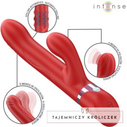Intense LELE wielofunkcyjny masażer rotacyjno-oscylacyjny czerwony USB INTENSE