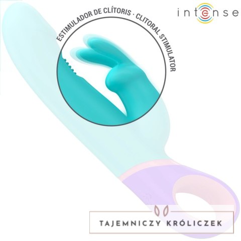 Intense Monica Niebieska - Model z Obrotowym Systemem Punktu G, 22,5 cm INTENSE