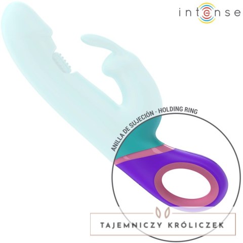 Intense Monica Niebieska - Model z Obrotowym Systemem Punktu G, 22,5 cm INTENSE