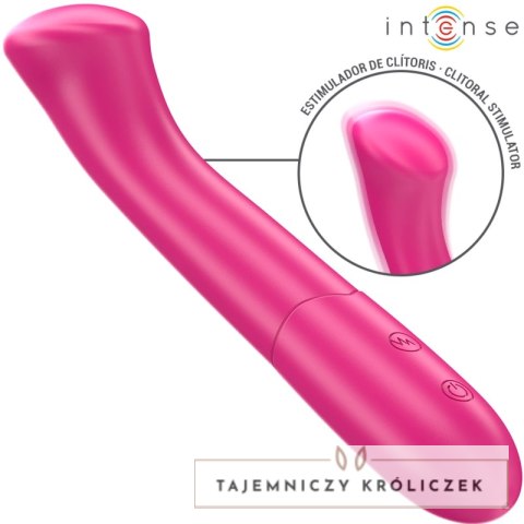 Intense Paty Model 2 Wibrator 19 cm Elastyczny 10 Trybow Rożowy INTENSE