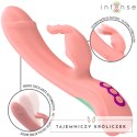 Intense Rachel Rabbit model oscylacyjny 5 trybow rożowy silikon 23cm INTENSE