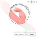 Intense Rachel Rabbit model oscylacyjny 5 trybow rożowy silikon 23cm INTENSE
