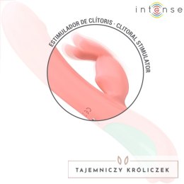 Intense Rachel Rabbit model oscylacyjny 5 trybow rożowy silikon 23cm INTENSE