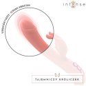 Intense Rachel Rabbit model oscylacyjny 5 trybow rożowy silikon 23cm INTENSE