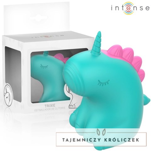 Intense TRIXIE Zielony stymulator punktowy jednorożec silikonowy IPX7 USB INTENSE