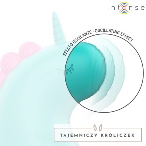 Intense TRIXIE Zielony stymulator punktowy jednorożec silikonowy IPX7 USB INTENSE