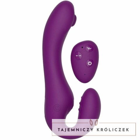 XOCOON Pulsacyjny System Intymny 2w1 z Pilotem Fioletowy 19,5cm XOCOON