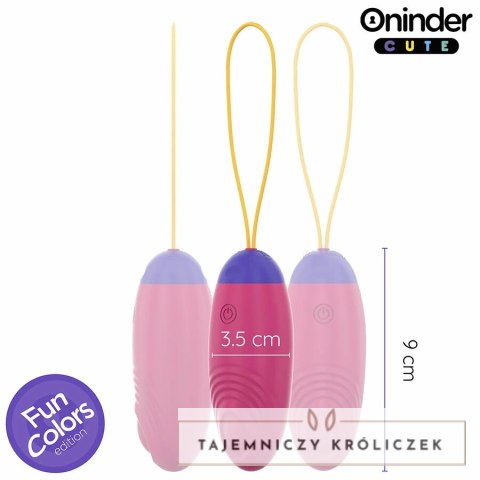 ONINDER CUTE - Intymna Maszyna Wibrująca z Aplikacją, 9 Trybow, Rożne Kolory ONINDER