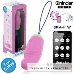 ONINDER CUTE Jajko Wibrujące 360° App IPX7 Silikonowe Kolorowe USB ONINDER