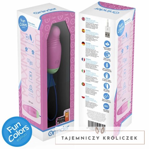 ONINDER CUTE Jajko Wibrujące 360° App IPX7 Silikonowe Kolorowe USB ONINDER
