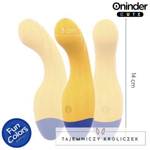 ONINDER CUTE Love Buddy Master - Wibrujący model z aplikacją, żołty 14 cm ONINDER