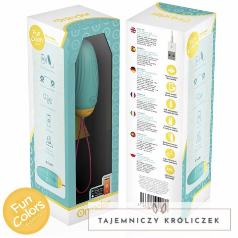 ONINDER CUTE Silikonowe Jajko Wibracyjne Sterowane Aplikacją Bluetooth IPX7 ONINDER