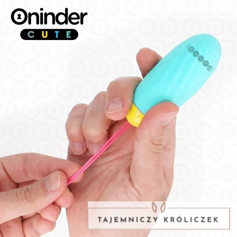 ONINDER CUTE Silikonowe Jajko Wibracyjne Sterowane Aplikacją Bluetooth IPX7 ONINDER