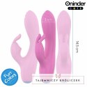 ONINDER Cute Love Bunny - wibrator z funkcją sterowania aplikacją, rożowy 14,5 cm ONINDER