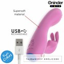 ONINDER Cute Love Bunny - wibrator z funkcją sterowania aplikacją, rożowy 14,5 cm ONINDER