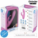 ONINDER Cute Love Bunny - wibrator z funkcją sterowania aplikacją, rożowy 14,5 cm ONINDER