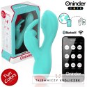 ONINDER Cute Love Bunny - zaawansowana maszyna intymna, turkusowa, 12,5 cm ONINDER
