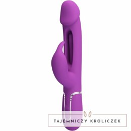 Pretty Love Kampas Wielofunkcyjny Wibrator Krolik Fioletowy 3w1 USB PRETTY LOVE