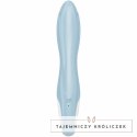 Satisfyer Air Pump Bunny 1 - niebieska maszyna intymna z funkcją nadmuchu SATISFYER