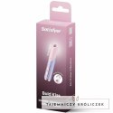 Satisfyer Bold Kiss Wave miniaturowy stymulator powietrzny USB-C fioletowy SATISFYER
