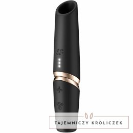 Satisfyer Perfect Kiss Wave - stymulator falowy czarno-złoty, wodoodporny SATISFYER