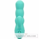 CalExotics California Dreaming Del Mar Diva Aqua Green - podwojny masażer z funkcją pchania CALEXOTICS