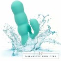 CalExotics California Dreaming Del Mar Diva Aqua Green - podwojny masażer z funkcją pchania CALEXOTICS