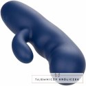CalExotics Cashmere Silk Duo Blue - masażer dwusilnikowy, silikon, wodoodporny CALEXOTICS