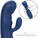 CalExotics Cashmere Silk Duo Blue - masażer dwusilnikowy, silikon, wodoodporny CALEXOTICS