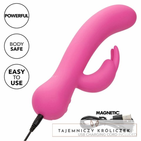 CalExotics First Time Bunny model rożowy z ładowaniem USB, silikon CALEXOTICS