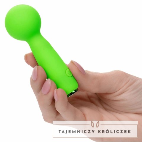 CalExotics Neon Vibes Bubbly Vibe Mini Masażer Zielony 10 Trybow USB CALEXOTICS