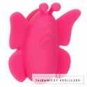 CalExotics Neon Vibes Flutter Vibe rożowy - kompaktowy stymulator z 10 trybami CALEXOTICS