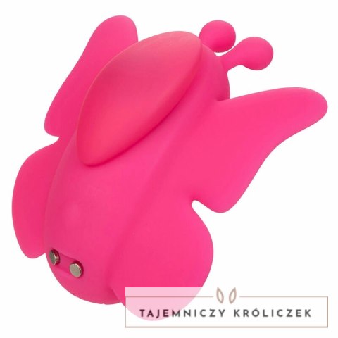 CalExotics Neon Vibes Flutter Vibe rożowy - kompaktowy stymulator z 10 trybami CALEXOTICS