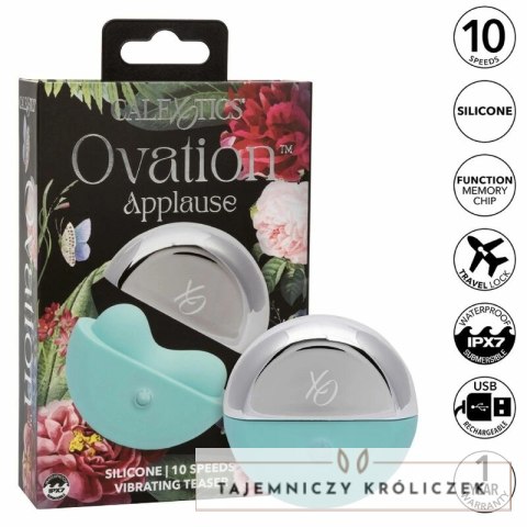 CalExotics Ovation Applause Aqua Green - stymulator z 10 trybami pracy CALEXOTICS