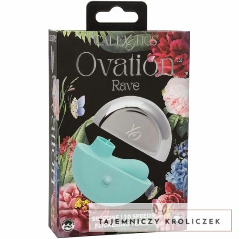 CalExotics Ovation Rave Aqua Green - stymulator z 10 trybami pracy i etui CALEXOTICS