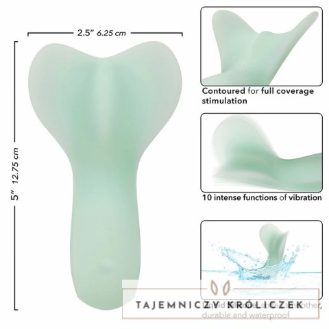 CalExotics Pacifica Tahiti Teaser Aqua 10 trybow, silikon, wodoodporny CALEXOTICS