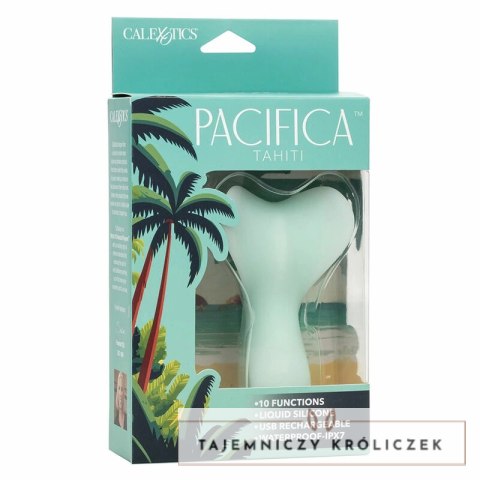 CalExotics Pacifica Tahiti Teaser Aqua 10 trybow, silikon, wodoodporny CALEXOTICS